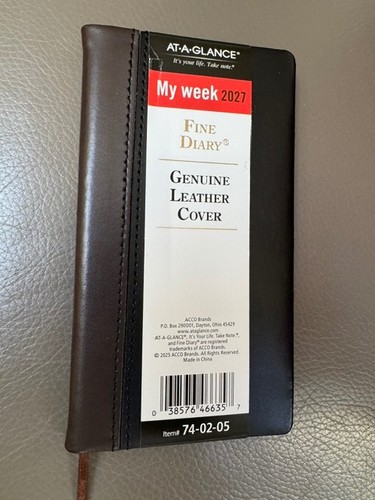 Glance fine diary - at-a-glance, 2027